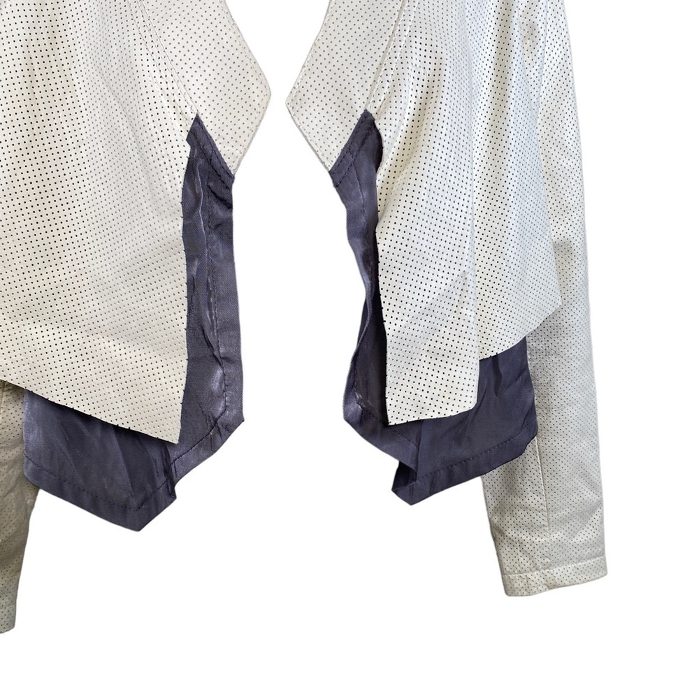 Poleci Boxy Crop Leather Jacket - Picture 10 of 10